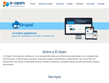 Tablet Screenshot of eopen.com.br
